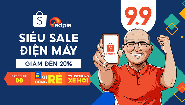 [SHOPEE] 30.8 SIÊU SALE ĐIỆN MÁY - GIẢM ĐẾN 20%