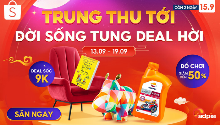 [SHOPEE] TRUNG THU TỚI, ĐỜI SỐNG TUNG DEAL HỜI
