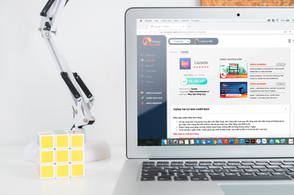 C&aacute;c bước kiếm tiền tr&ecirc;n lazada từ tiếp thị li&ecirc;n kết