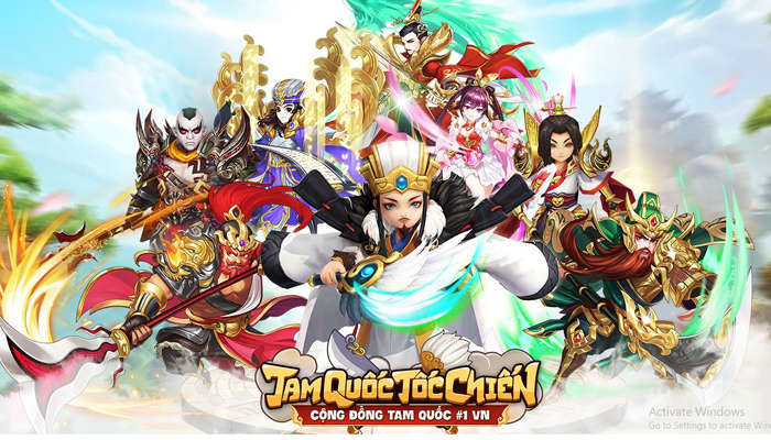 GAME TAM QUỐC TỐC CHIẾN CHÍNH THỨC RA MẮT TRÊN NỀN TẢNG ADPIA