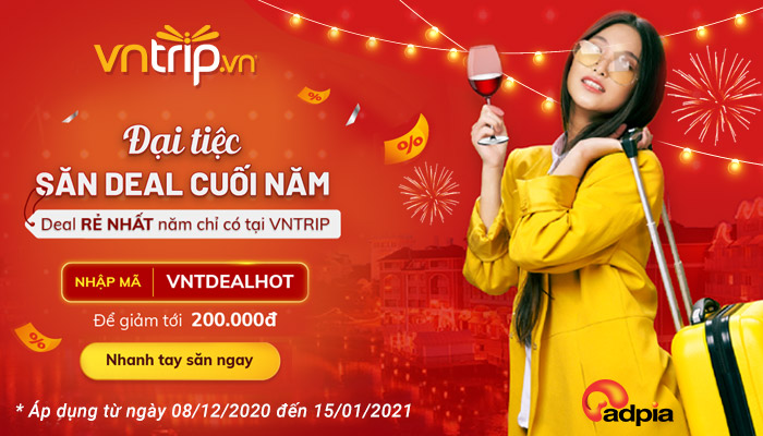 GIỜ VÀNG ĐÃ ĐIỂM ĐẠI TIỆC HOT DEAL VNTRIP ĐANG DIỄN RA