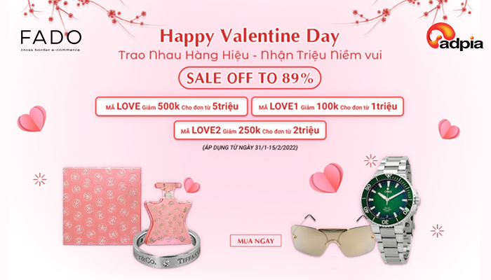 [FADO] Happy Valentine Day || Trao Nhau Hàng Hiệu - Nhận Triệu Niềm vui