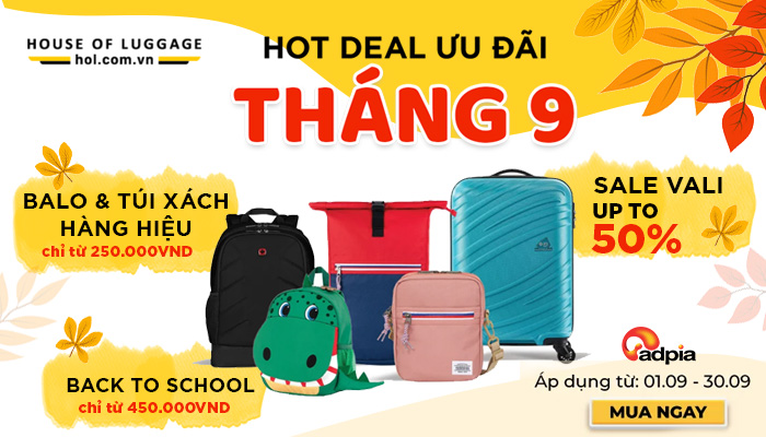 [HOLVN] THÁNG 9 ƯU ĐÃI NGẬP TRÀN - KHUYẾN MÃI ĐẾN 50%