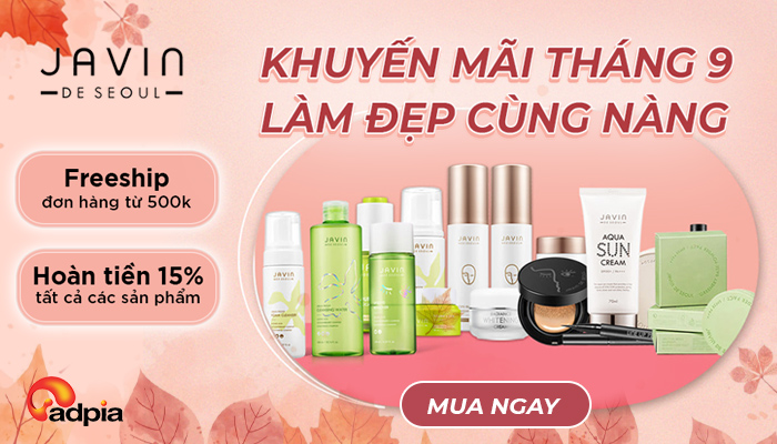 [JAVIN] KHUYẾN MÃI THÁNG 9 - LÀM ĐẸP CÙNG NÀNG