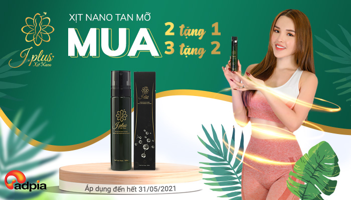 [JPLUS] MUA 2 TẶNG 1/ MUA 3 TẶNG 2 XỊT NANO TAN MỠ HIỆU QUẢ
