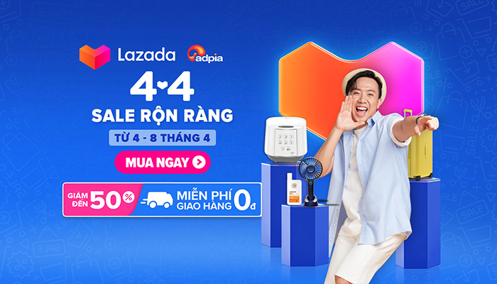 [LAZADA] "4.4 SALE RỘN RÀNG" KHỞI ĐỘNG CAMPAIGN NGAY HÔM NAY