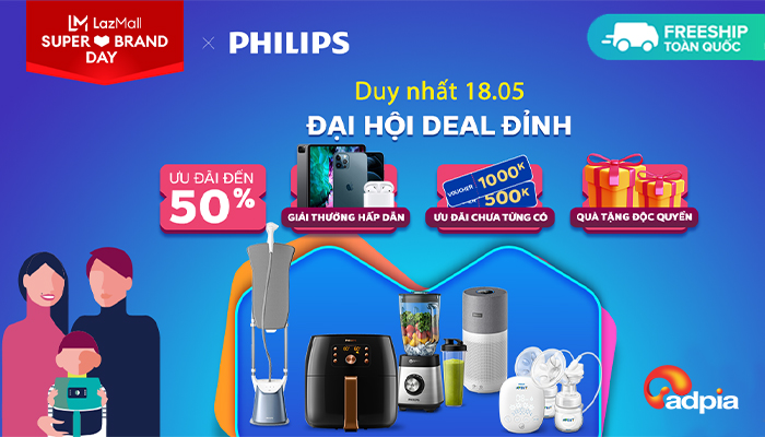 [LAZADA] CƠ HỘI DUY NHẤT 18/5 ĐẠI HỘI DEAL ĐỈNH