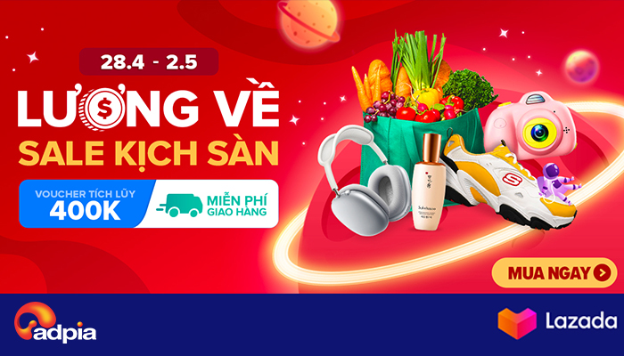 [LAZADA] LƯƠNG VỀ SALE KỊCH SÀN NHẬN VOUCHER TÍCH LUỸ 400K