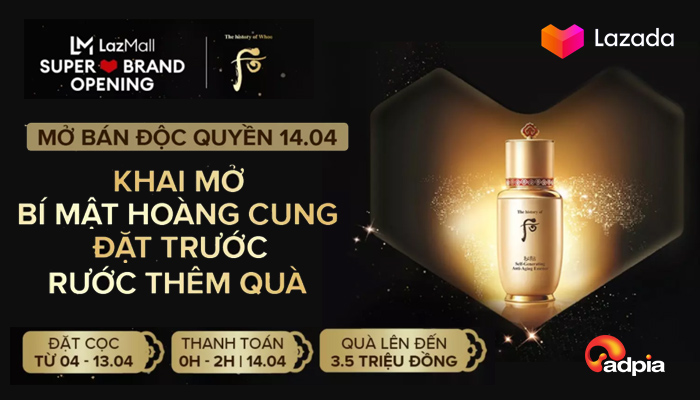 [LAZADA] ƠN TRỜI DEAL BÁN SỚM CỦA WHOO ĐÂY RỒI!!!