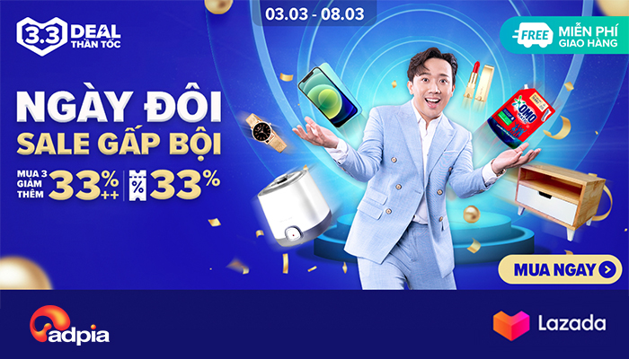[LAZADA] CẬP NHẬT CHƯƠNG TRÌNH "NGÀY ĐÔI SALE GẤP BỘI"