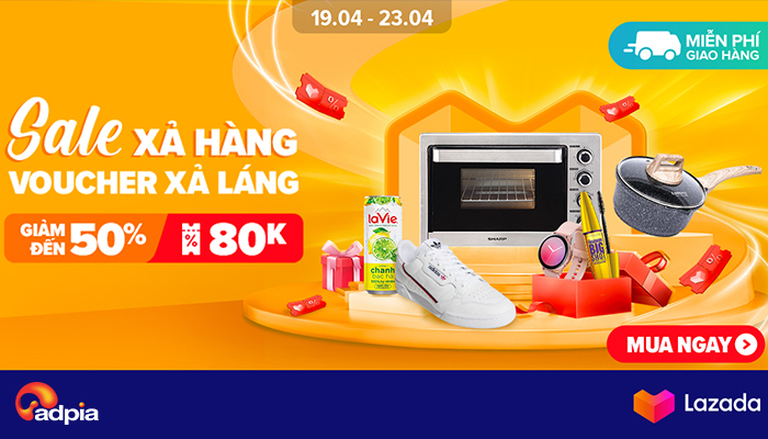[LAZADA] SALE XẢ HÀNG VOUCHER XẢ LÁNG - GIẢM ĐẾN 50%