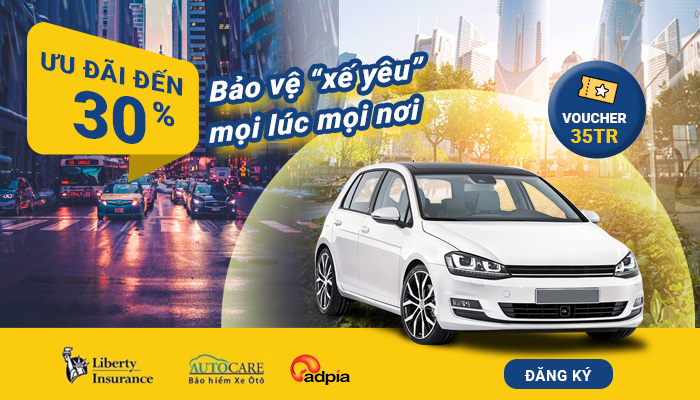 [LIBERTY] ƯU ĐÃI ĐẾN 30% BẢO VỆ XẾ YÊU MỌI LÚC MỌI NƠI