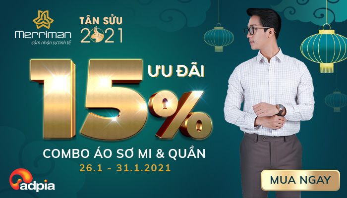 [MERRIMAN] XUÂN SUM VẦY SĂN COMBO ĐỦ ĐẦY SALE OFF 15%
