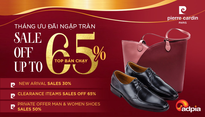 [PIERRE CARDIN] ĐẠI TIỆC THÁNG 9 - SIÊU HỘI MUA SẮM