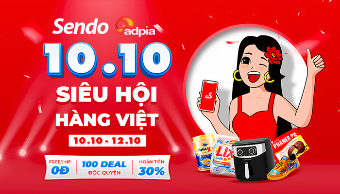 [SENDO] SIÊU HỘI HÀNG VIỆT || 10.10 - 12.10