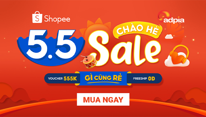 [SHOPEE] "5.5 SALE CHÀO HÈ" GIẢM CỰC SÂU, GÌ CŨNG RẺ