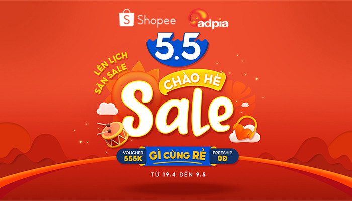 [SHOPEE] SĂN VOUCHER LÊN LỊCH SĂN SALE SHOPEE D-DAY 5.5