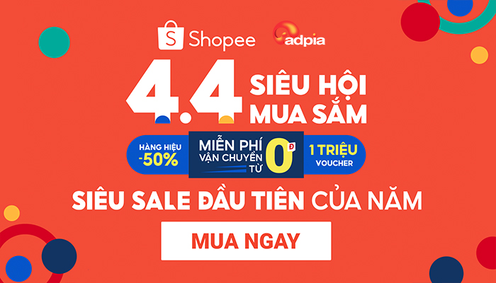 [SHOPEE] THÔNG TIN CHƯƠNG TRÌNH "SIÊU HỘI MUA SẮM 04/04"