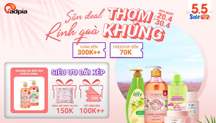 [SHOPEE] SIÊU ƯU ĐÃI KÉP - CHỜ ĐÓN NÀNG THƠ PURITE
