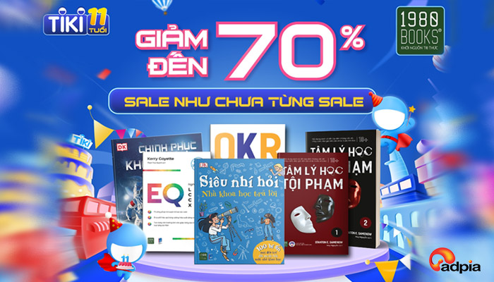 [TIKI] ĐI CÙNG TIKI 11 TUỔI - SALE NHƯ CHƯA TỪNG SALE