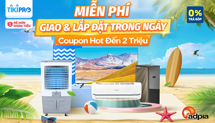 [TIKI] MIỄN PHÍ LẮP ĐẶT - ĐÁNH BAY CÁI NÓNG