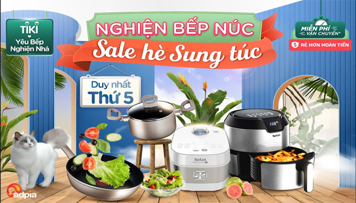 [TIKI] YÊU BẾP NGHIỆN NHÀ - SỐNG CÓ GU TUẦN 1