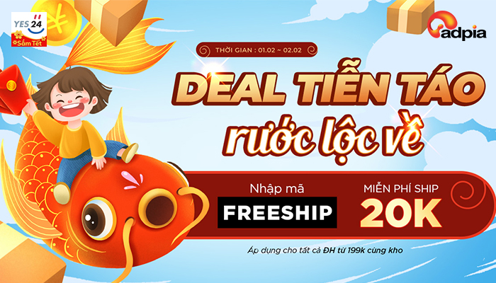 [YES24] TÁO SẮP CHẦU TRỜI, SĂN DEAL TIỄN TÁO