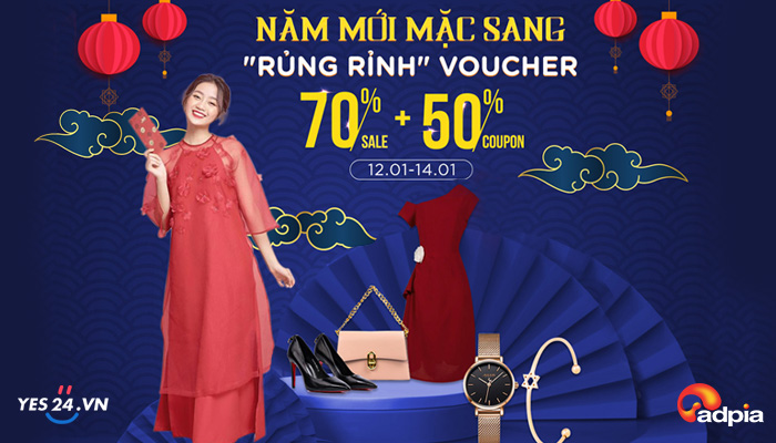 [YES24] NĂM MỚI MẶC SANG RỦNG RỈNH VOUCHER