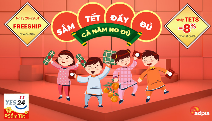 [YES24] SẮM TẾT ĐẦY ĐỦ CẢ NĂM NO ĐỦ