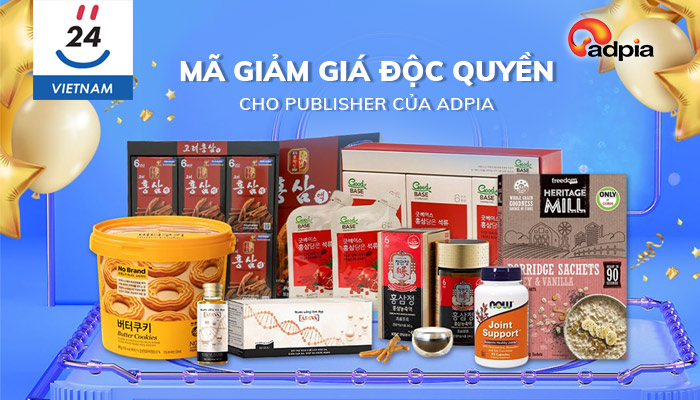 [YES24] THÁNG TƯ YES24 TẶNG MÃ GIẢM GIÁ ĐỘC QUYỀN CHO PUBLISHER ADPIA