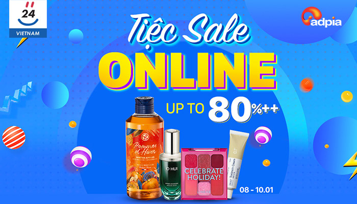 [YES24] TIỆC SALE ONLINE UP TO 80% KHÁM PHÁ SIÊU VOUCHER