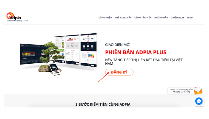 Đăng ký tài khoản làm affiliate tiki