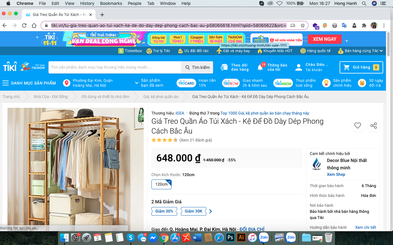 Hướng dẫn cách lấy link affiliate tiki