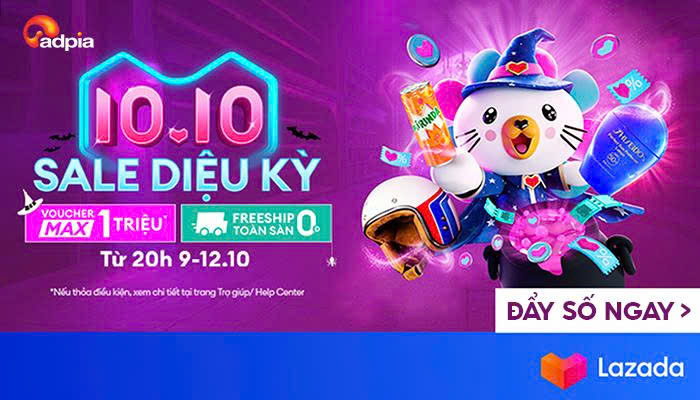 [LAZADA] 10.10 Sale diệu kỳ