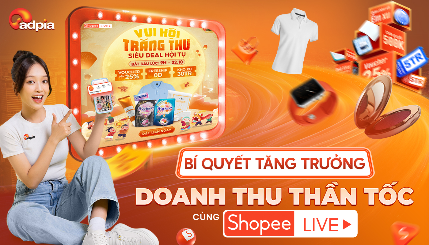 Bí quyết tăng trưởng doanh thu thần tốc cùng Shopee Live