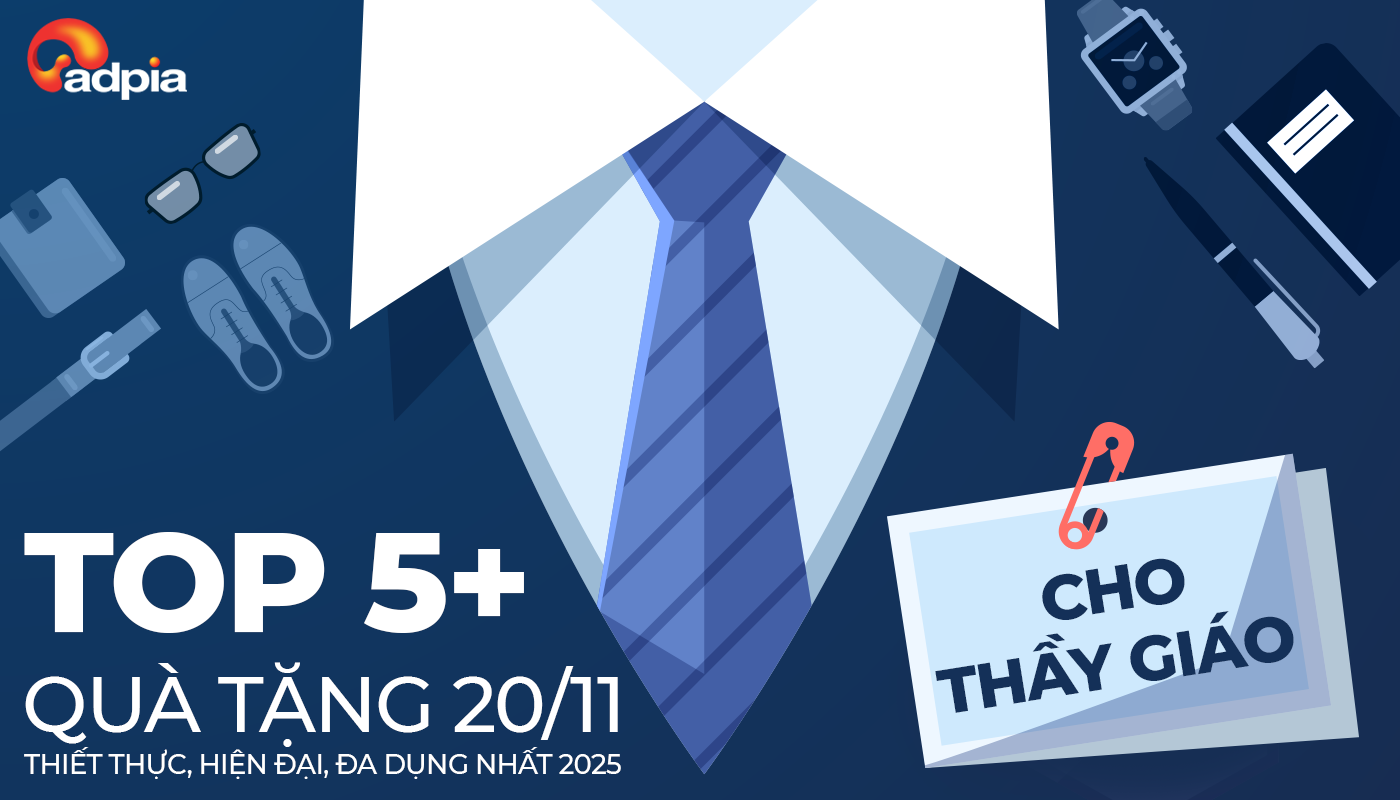 20/11 Tặng gì cho thầy? Xem ngay Top 5+ quà tặng 20/11 tinh tế, hiện đại, lịch sự nhất 2025 cho thầy giáo