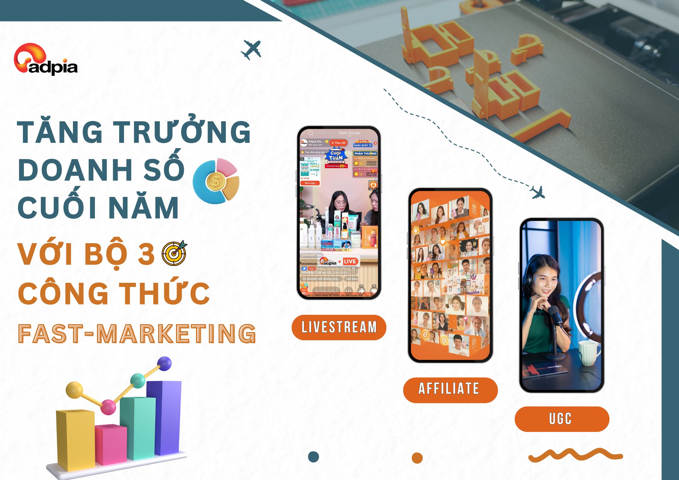 Livestream + Affiliate + UGC: Bộ ba tăng trưởng doanh số cuối năm các Brand & Seller cần biết