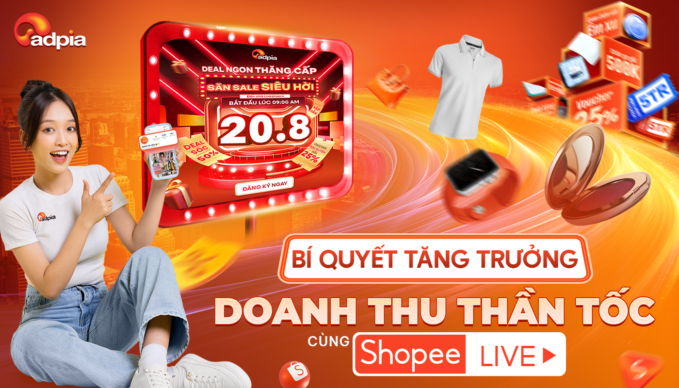 Bí quyết tăng trưởng doanh thu thần tốc cùng Shopee Live