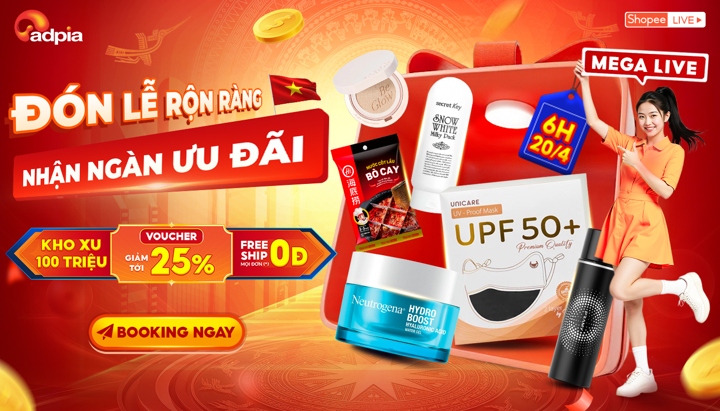 Megalive 20/4: "Cú hích" doanh thu quý 2 cho các nhà bán hàng Shopee 2026